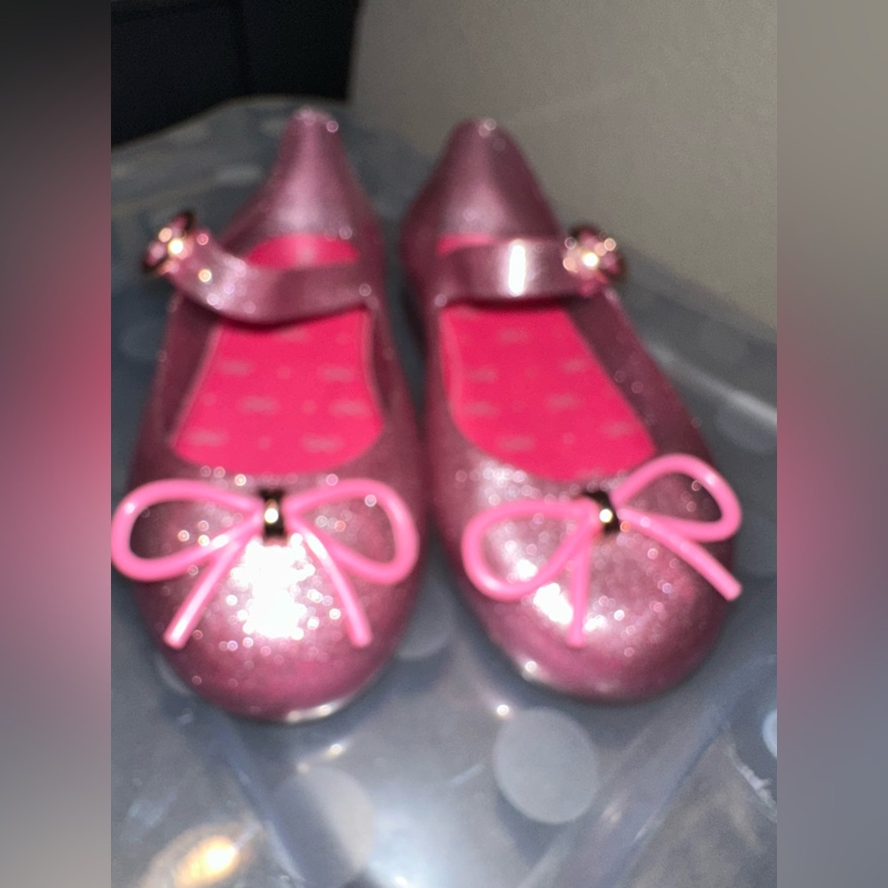Mini Melissa ballet style shoes toddler size 10, EUC